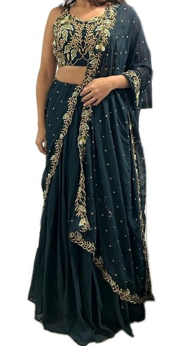 Green mehndhi lehenga - mehndhi,