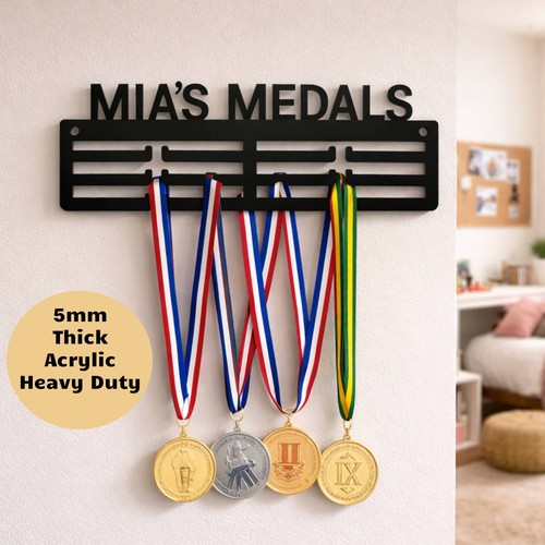 Medal hanger personalised - medal,