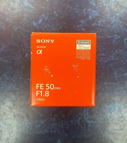 Sony 50mm full frame - f1.8,