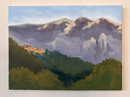 Original impressionist oil - original,