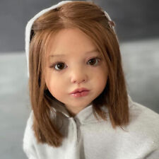 40inch Artist Painted Aloenka Reborn Doll Kit Baby Girl Yellow Hair Cloth Body