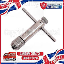 RATCHET TAP WRENCH M5-M12 REVERSIBLE HOLDER TEE T BAR HANDLE FOR TAP DIE SETS