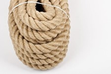 Jute Rope Hessian Braided Ropes Thick Twisted Cord Garden Decking 6mm -60mm