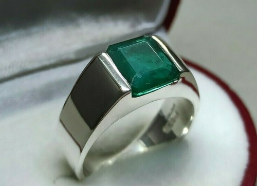 Natural emerald cut green - natural,