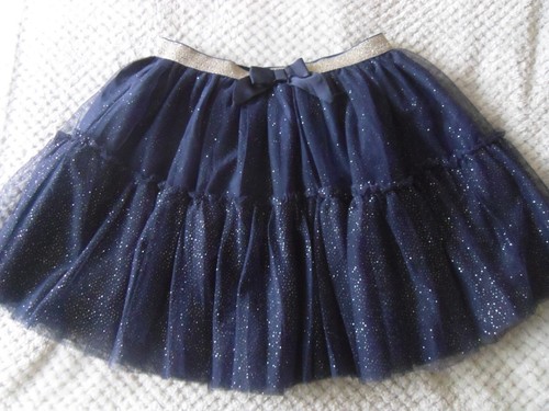Glittery navy tutu - navy,