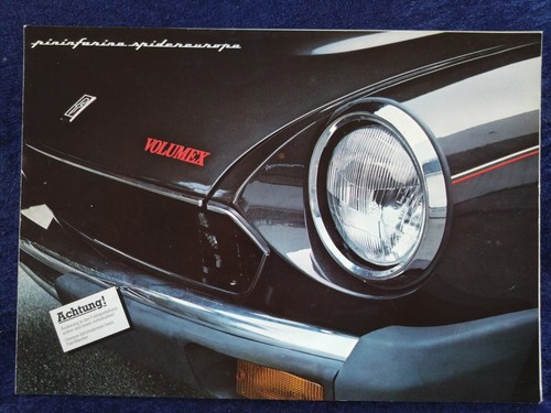 Fiat 124 spider volumex - 124,