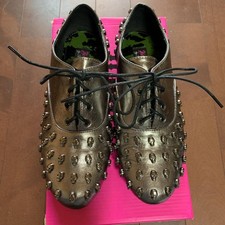 ABBEY DAWN Skull Loafers