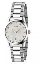 Gucci G-Timeless 27mm Silver- Tone Stainless Steel Case YA126572A  