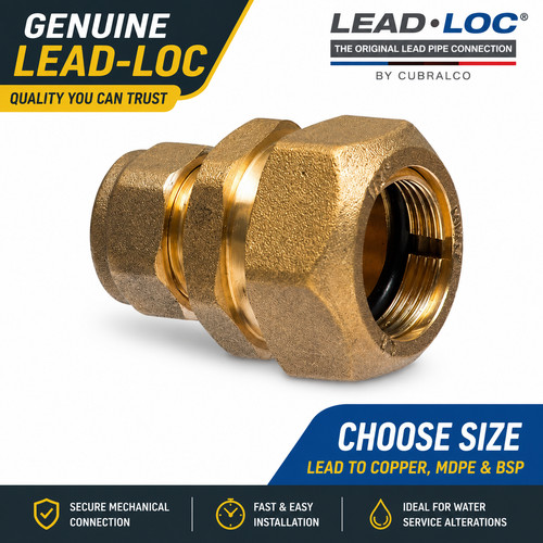 Genuine lead loc pipe - lead-loc,