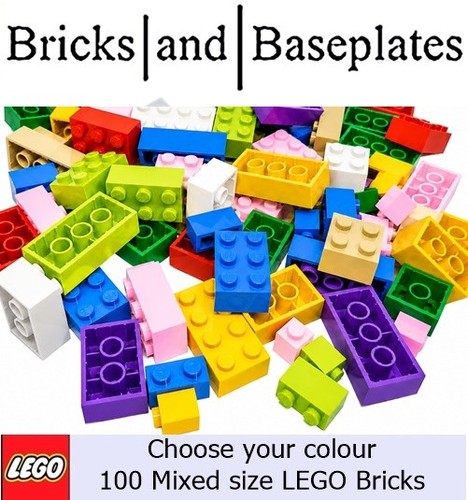 Lego mixed bricks 2x4 2x3 - mixed,