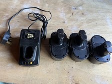 JCB CHARGER & Three Batteries