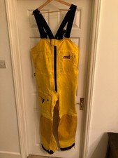 MUSTO performance HPX Ocean Salopettes. Mens Large. Yellow. Great Used Condition