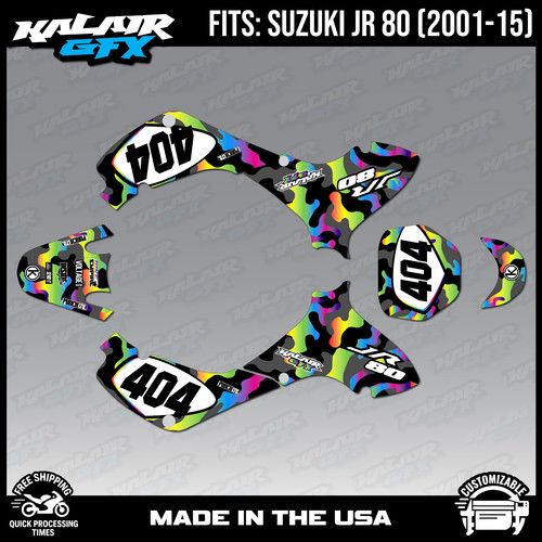 Graphics kit for suzuki jr80 - graphics,