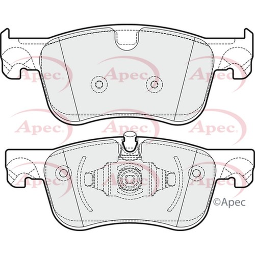 Brake pads set - brake, for