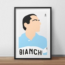 Fausto Coppi Portrait - The