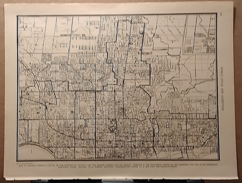 1940 vintage toronto map - vintage,