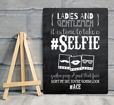 A5 Metal Selfie Photo Booth Props Box Table Sign And Easel - SECOND** 