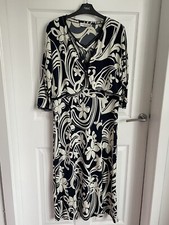 Ladies Black Mix CHIANTI Sleeveless Formal Dress And Shrug/Cardi Outfit Size 18