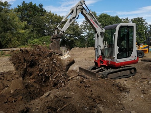 Ton excavator with - ,