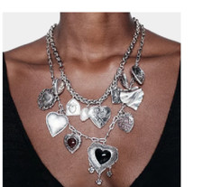 ZARA  SILVER DOUBLE LAYER