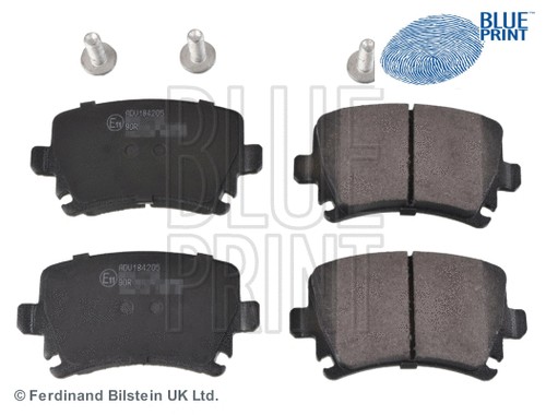 Rear brake pad set disc - set,