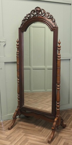 Decorative carved cheval - carved,
