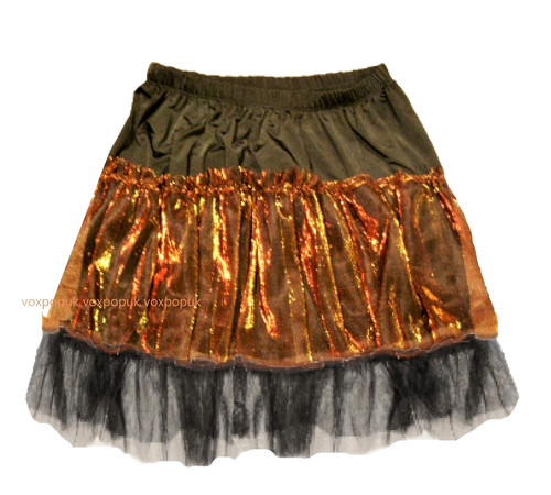 Net petticoat skirt bronze - petticoat,