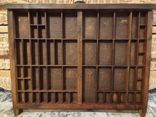 Antique wooden printer - antique,