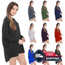 Womens Baggy Batwing Top