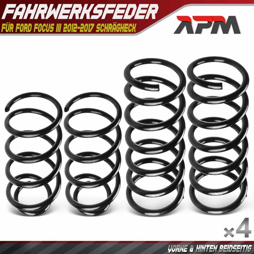 Front rear coil spring - 4x,