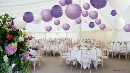 Mixed size paper lanterns - mixed,