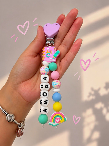 Multicoloured beaded dummy - multicoloured,