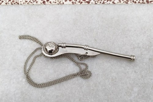 Brass bosun pipe boatswain - bosun,