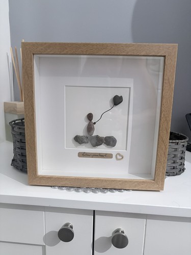 Pebble art picture follow - follow, your