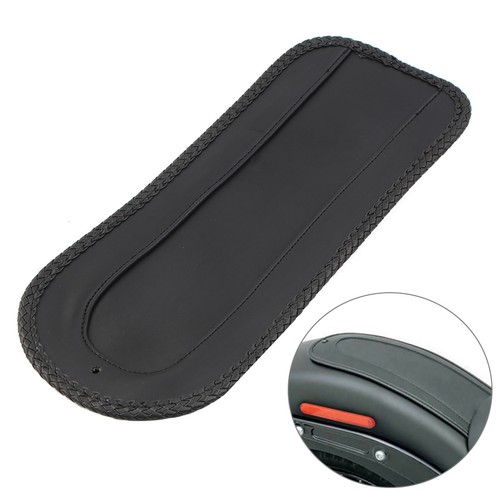 Leather rear fender bib pad - rear,