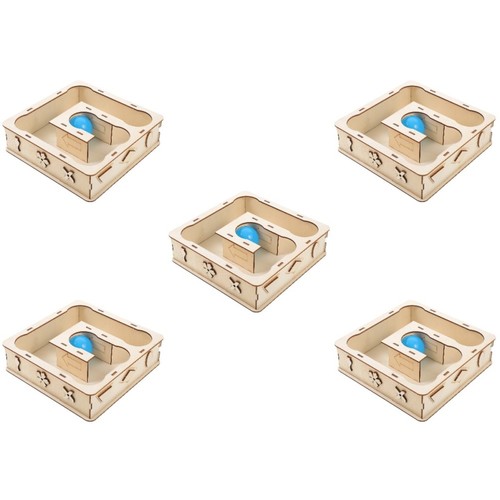5pcs wooden hamster tunnel - wooden,
