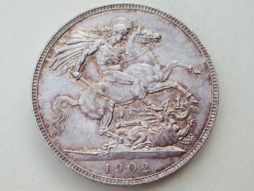 1902 silver edward vii - edward, crown