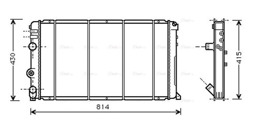 Ava coolant radiator - ava, rt2263