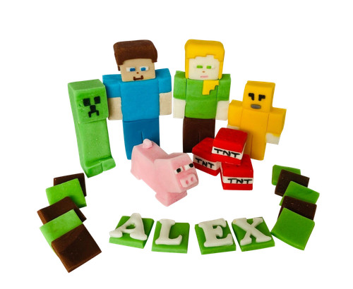 Mine craft cake topper video - cake,