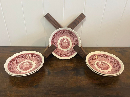 Masons pink vista - small, bowls