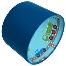 Blue Transport Lampshade Light