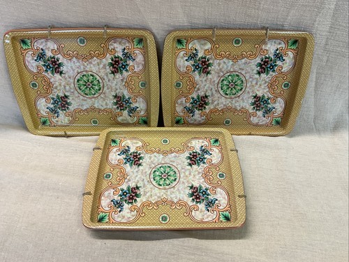 Vintage tea tin tray - vintage,
