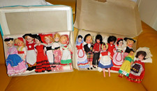 VINTAGE 1960'S NATIONAL COSTUME DOLLS X 16 CODEG ETC