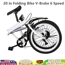 White Folding Bike Foldable