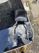 Harley Davidson Rear Sissy Bar With Back Rest Size Shown Used Good 