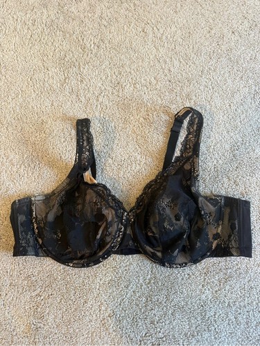 Cacique black lace underwire - cacique,