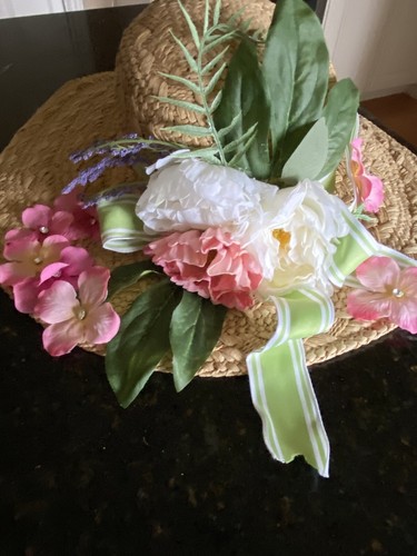 Victorian women straw bonnet - victorian,