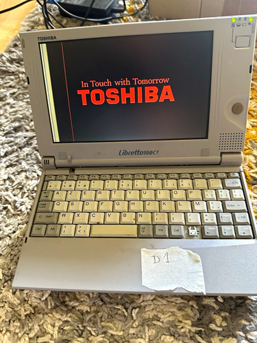 Toshiba libretto 100ct vintage - toshiba,