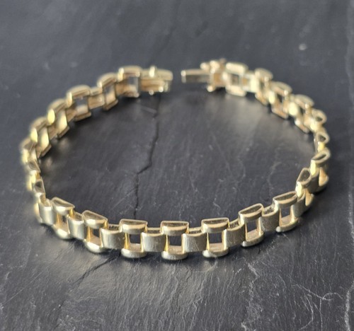 9ct gold bracelet fancy - fancy, watch