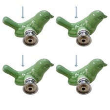3Pack Green Cute Bird Design